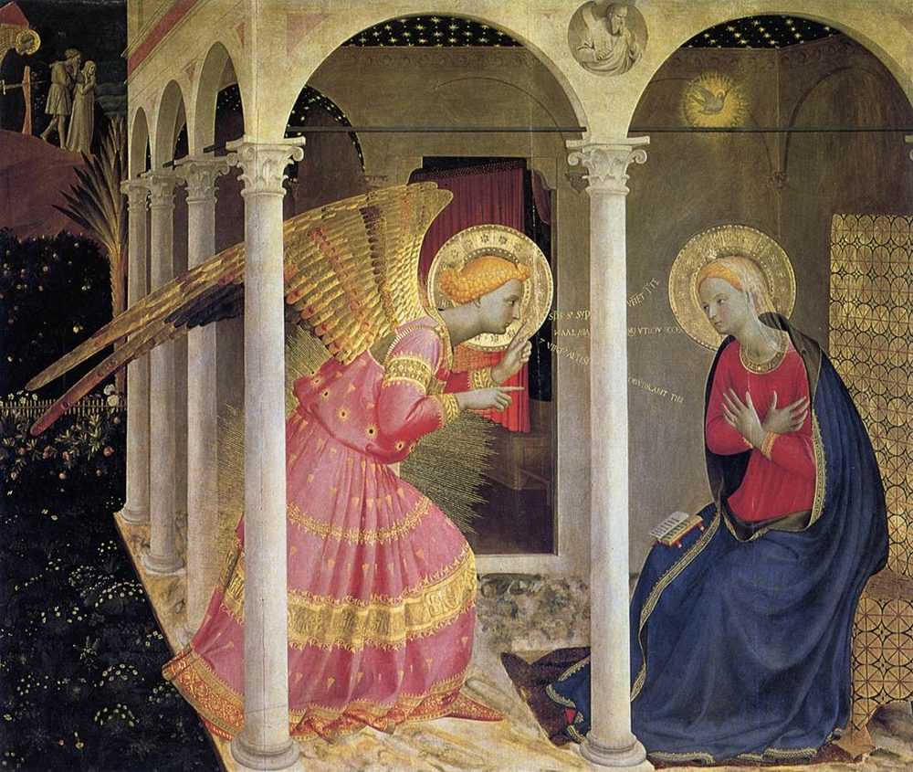 The Annunciation, Fra Angelico, 1433-1434